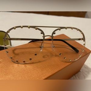 Fashion clear sun glasses